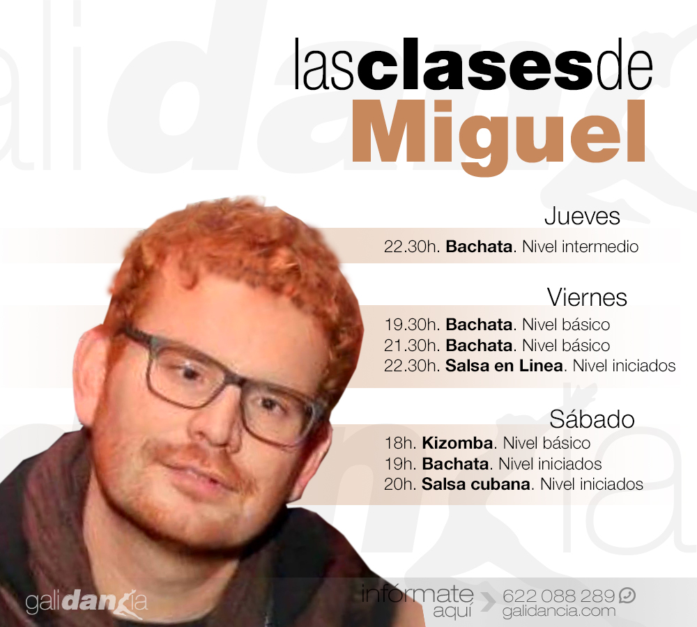Clases de salsa, bachata y kizomba en Vigo